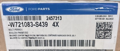 Genuine Ford Trans Mount Bracket Bolts-QTY 4- W721083-S439