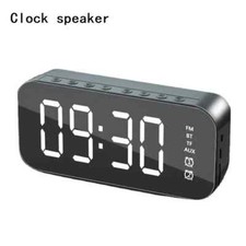 Wireless Bluetooth Speaker. Alarm Clock, Mirrow Display