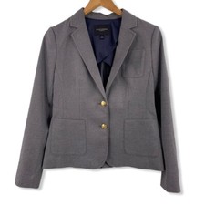Banana Republic Grey Classic Fit Two Button Blazer Size 4