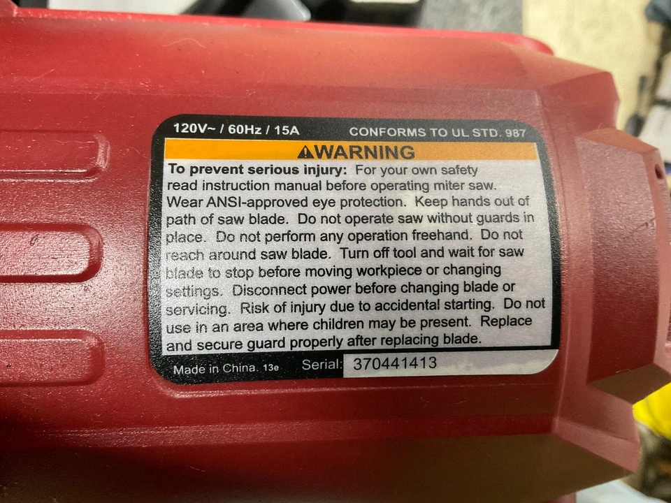 CHICAGO ELECTRIC POWER TOOLS 10 in. Sliding Compound Miter Saw - Image 4 of 4