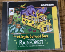 The Magic School Bus Rainforest PC Cd Rom-Rare-SHIPS N 24 HOURS
