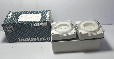 Clipsal 56C315RC RCD Grey Protected Socket Outlet/Double Pole Three Pin/15A 30mA