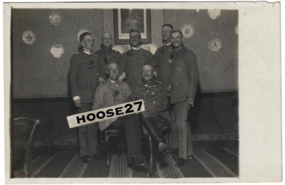 Foto Generale Regent Stabsoffiziere Pour le Merite EK1 etc. 1.WK orig. TOP 9455