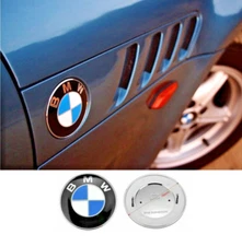 BMW Z3 Side Grill Fender Emblem 78 mm Logo Badge Roundel 51141970248