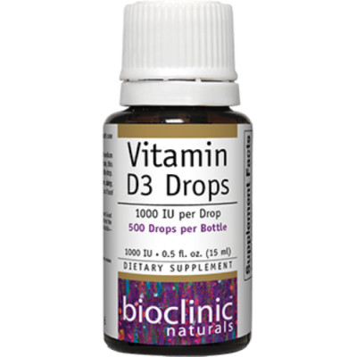 Bioclinic NaturalsVitamin D3 Drops 1000 IU 0.5 fl oz