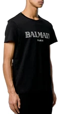 Balmain Paris Logo Straight Fit T-shirt Cotton Shirt Tee Top New XXL