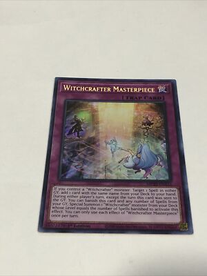 Yugioh! Witchcrafter Masterpiece - MP20-EN231 - Ultra Rare - 1st Edition  Near Mi | eBay
