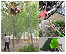 TECHTONGDA 26 Feet Tree Saw Pruner for Cutting Coconut Branch etc. Portable New