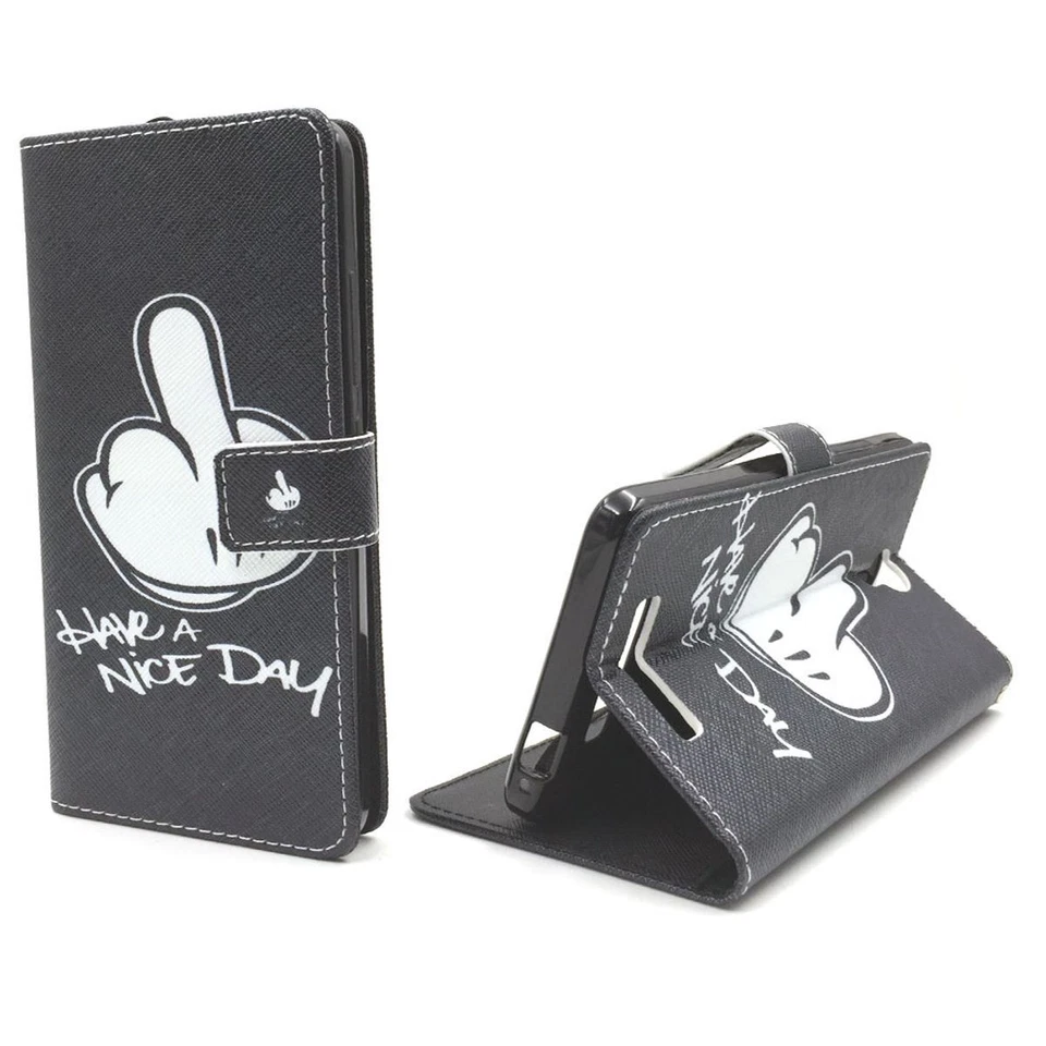 Cellulare Custodia Protettiva per Xiaomi Redmi Note 2 Cover Borsa Wallet - Immagine 4 di 4