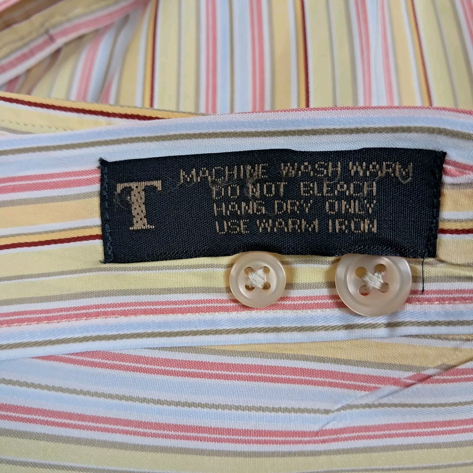 Vintage Robert Talbott Button Down Shirt Size Med… - image 9