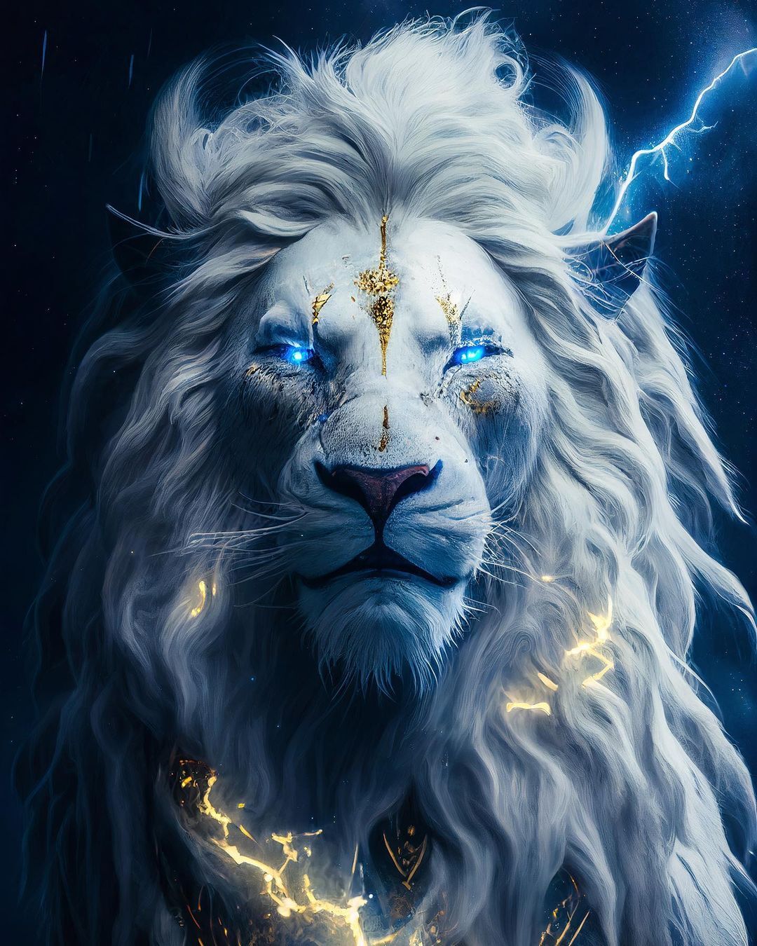 Wall Art Pictures Lion God of Thunder HD Canvas Painting For Living