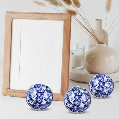 Balles décoratives en porcelaine pour bol, vase, panier - Photo 1/19