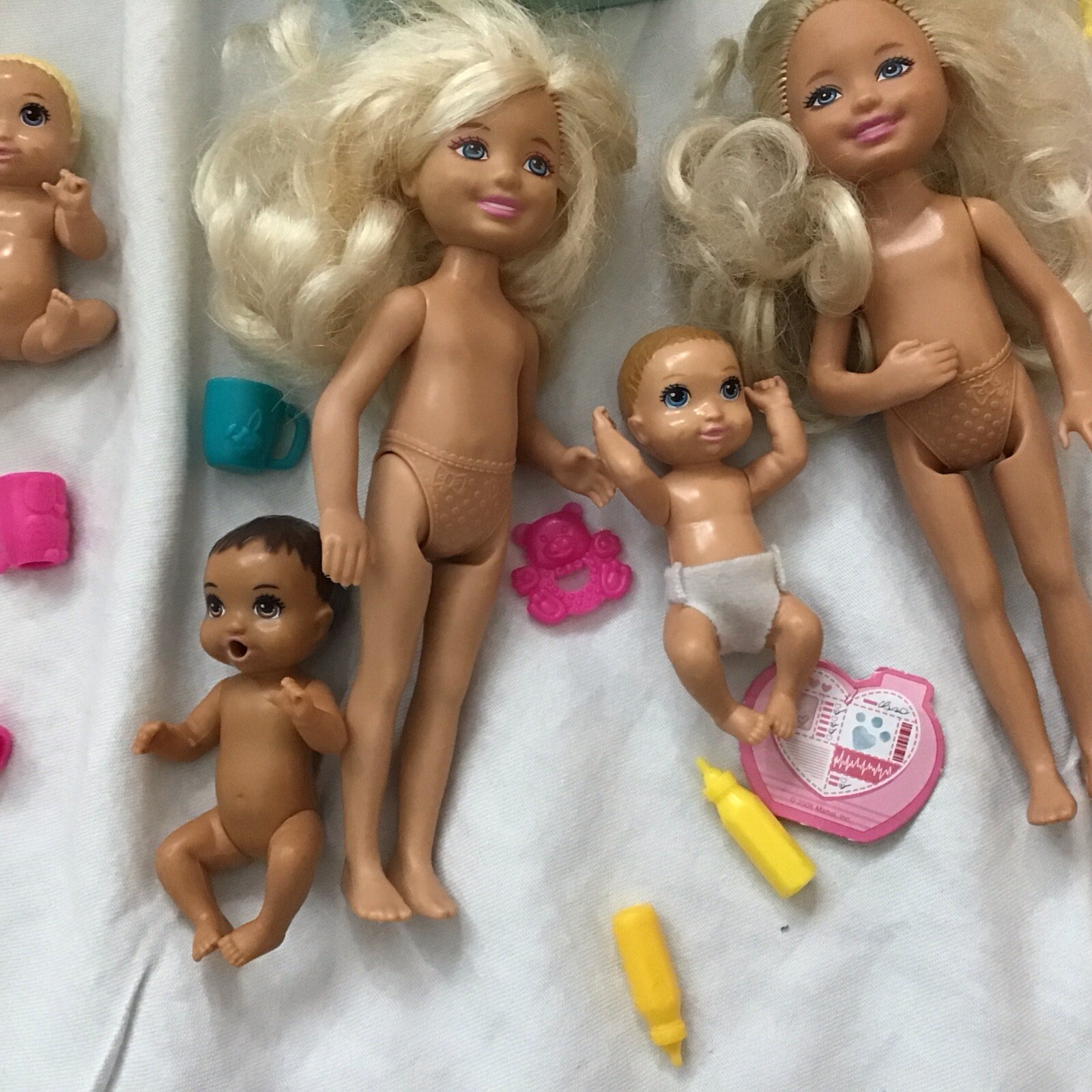 Barbie BABY Newborn 2010 Chelsea Babysitter Doctor nursery pediatrician Lot