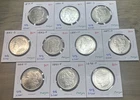 Lot of 10 Morgan Silver Dollars 🔥 MS/BU Choice Lustrous 🔥 90% Silver (L7923)
