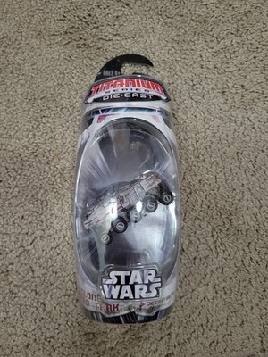 Sealed Star Wars Titanium Series (2005) Clone Turbo Tank Die-Cast Toy Vehicle