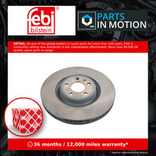 Brake Disc Single Vented fits PORSCHE MACAN 95B 3.0D Front Left 14 to 18 350mm