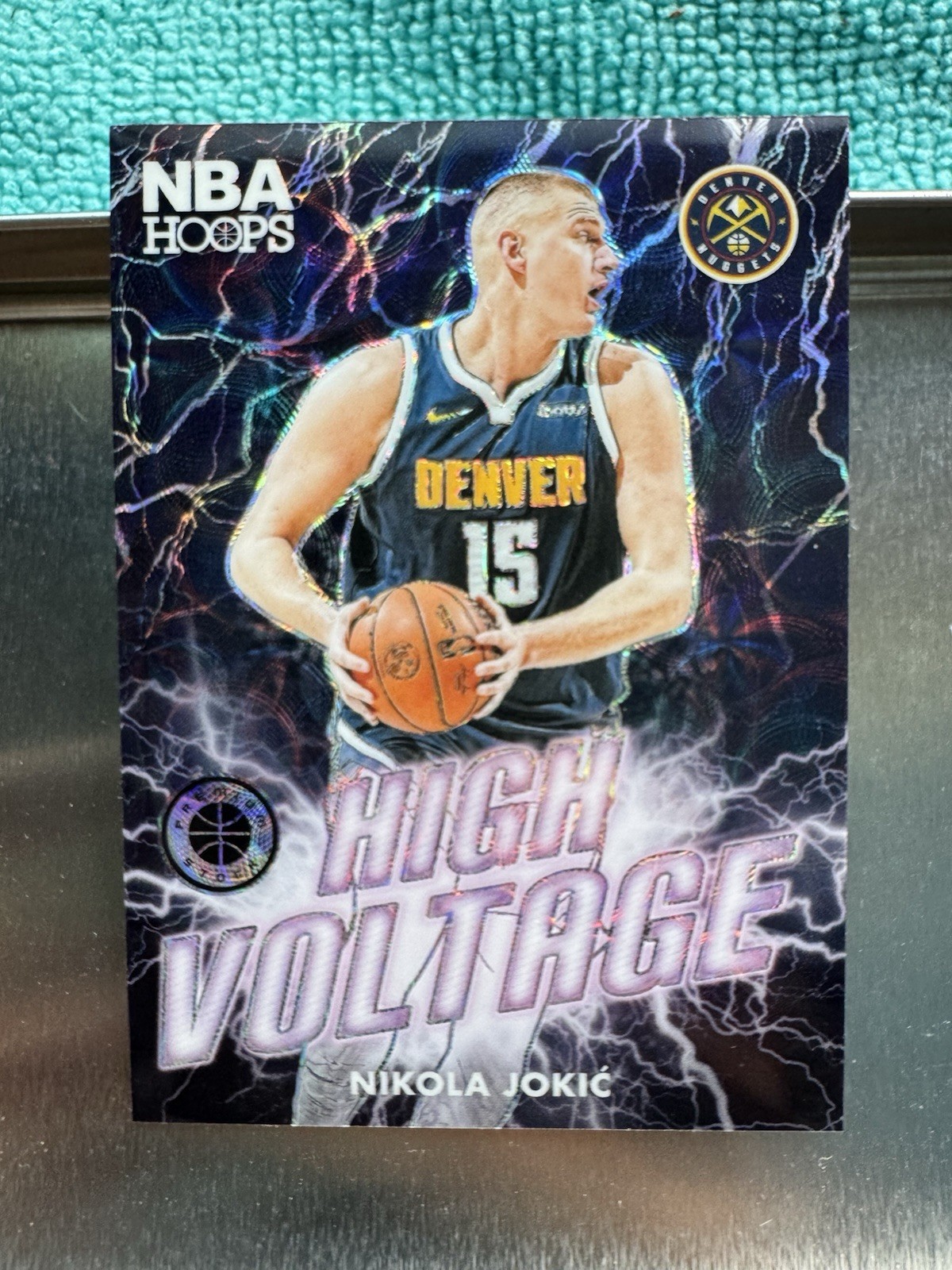 2023-24 Panini Hoops Premium Stock HIGH VOLTAGE Case HIT SSP Nikola Jokic #11