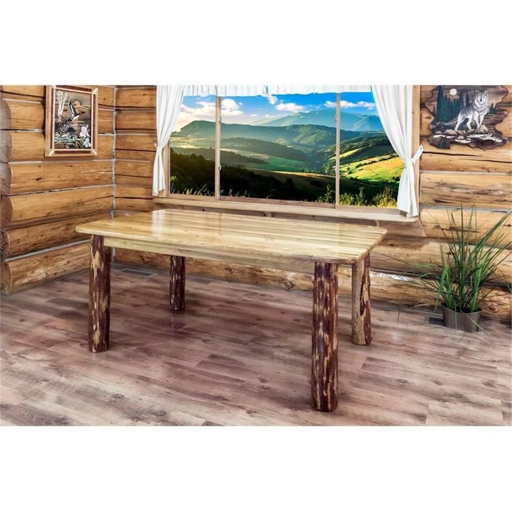 Montana Woodworks Glacier Country Dining Table - Thumbnail 5