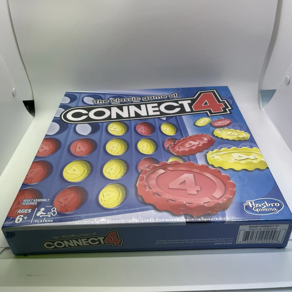 CONNECT FOUR The Classic Game Of Connect4 Hasbro 2020 Brand New Sealed - Image 3 of 4