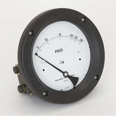 #ad Midwest Instrument 140 Ac 00 Oo 30P Pressure Gauge 0 To 30 Psi $420.99