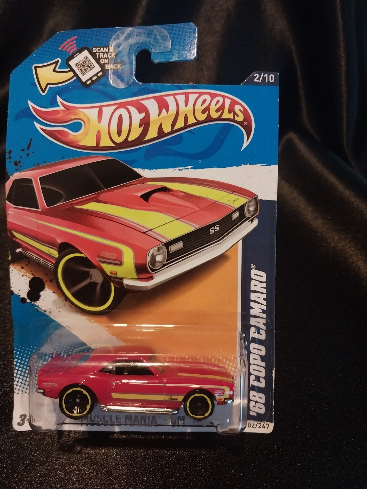 Hot Wheels 2012 Muscle Mania - 68 COPO Camaro (Red) #102