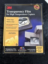 3M Transparency Film for High Temperatures Copiers 90 sheets 8.5x11 PP2950