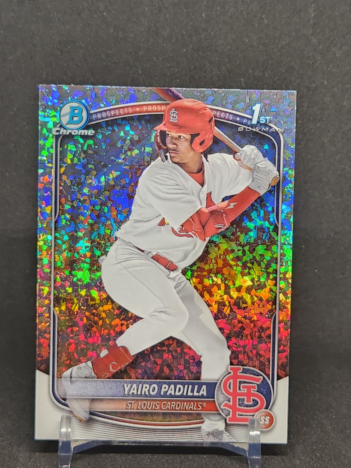 2025 Bowman Chrome - #BCP-236 Yairo Padilla 1st Prospect Mini Diamond Refractor