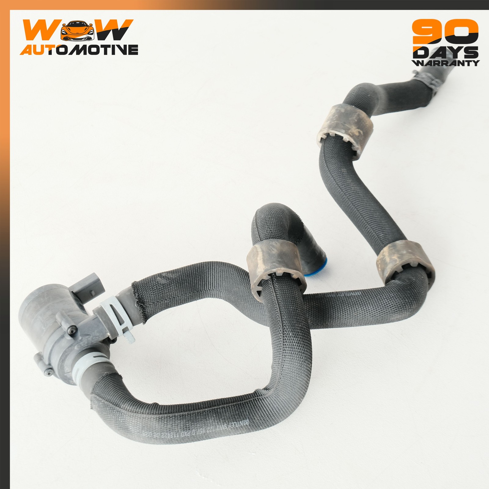 06-13 BENTLEY CONTINENTAL FLYING SPUR AUXILIARY COOLANT WATER PUMP LINE HOSE OEM