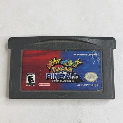 Pokemon Pinball Ruby & Sapphire Authentic Nintendo Game Boy Advance Pinball Game