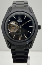 Imagen de Premium Orient Open Heart Automatic Black Dial Men's Working Wristwatch