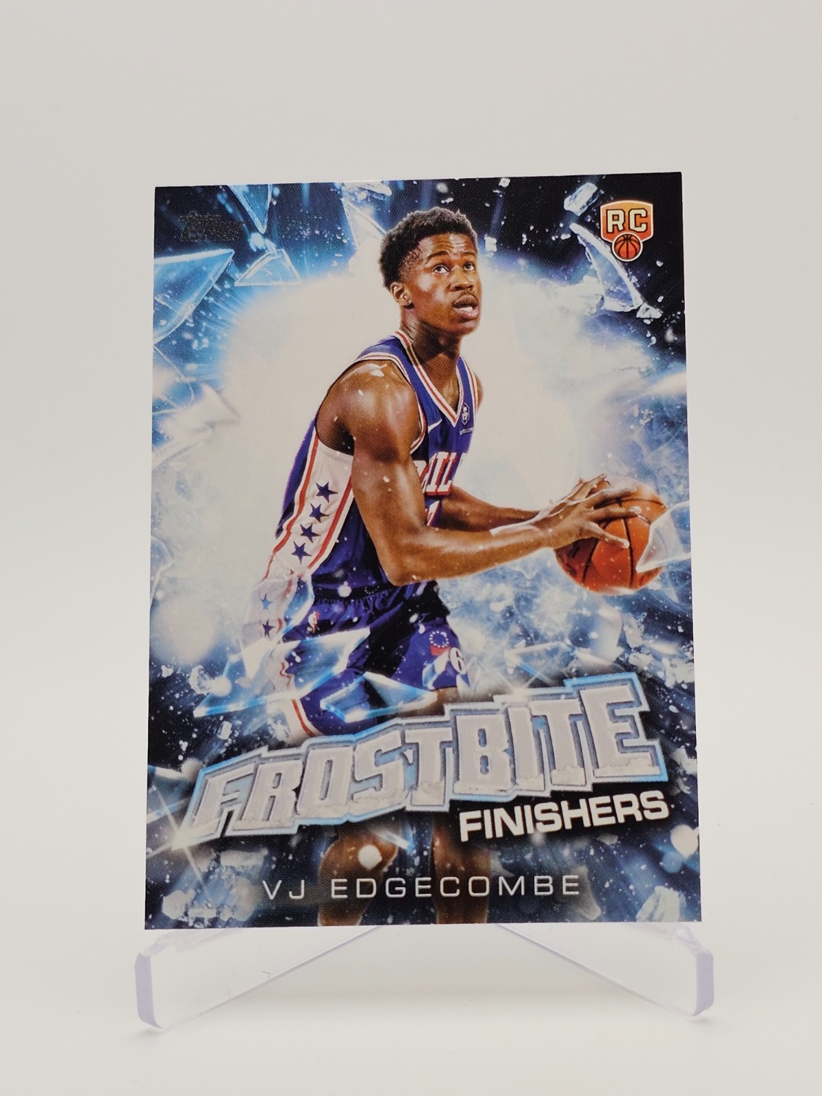 2025-26 Topps Holiday VJ Edgecombe RC Frostbite Finishers CASE HIT #FF-VE  76ers