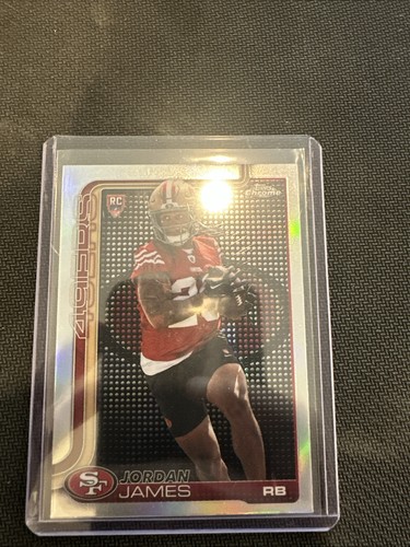 2025 Topps Chrome - Rookies Jordan James #329 SSP Lightboard (Case hit)