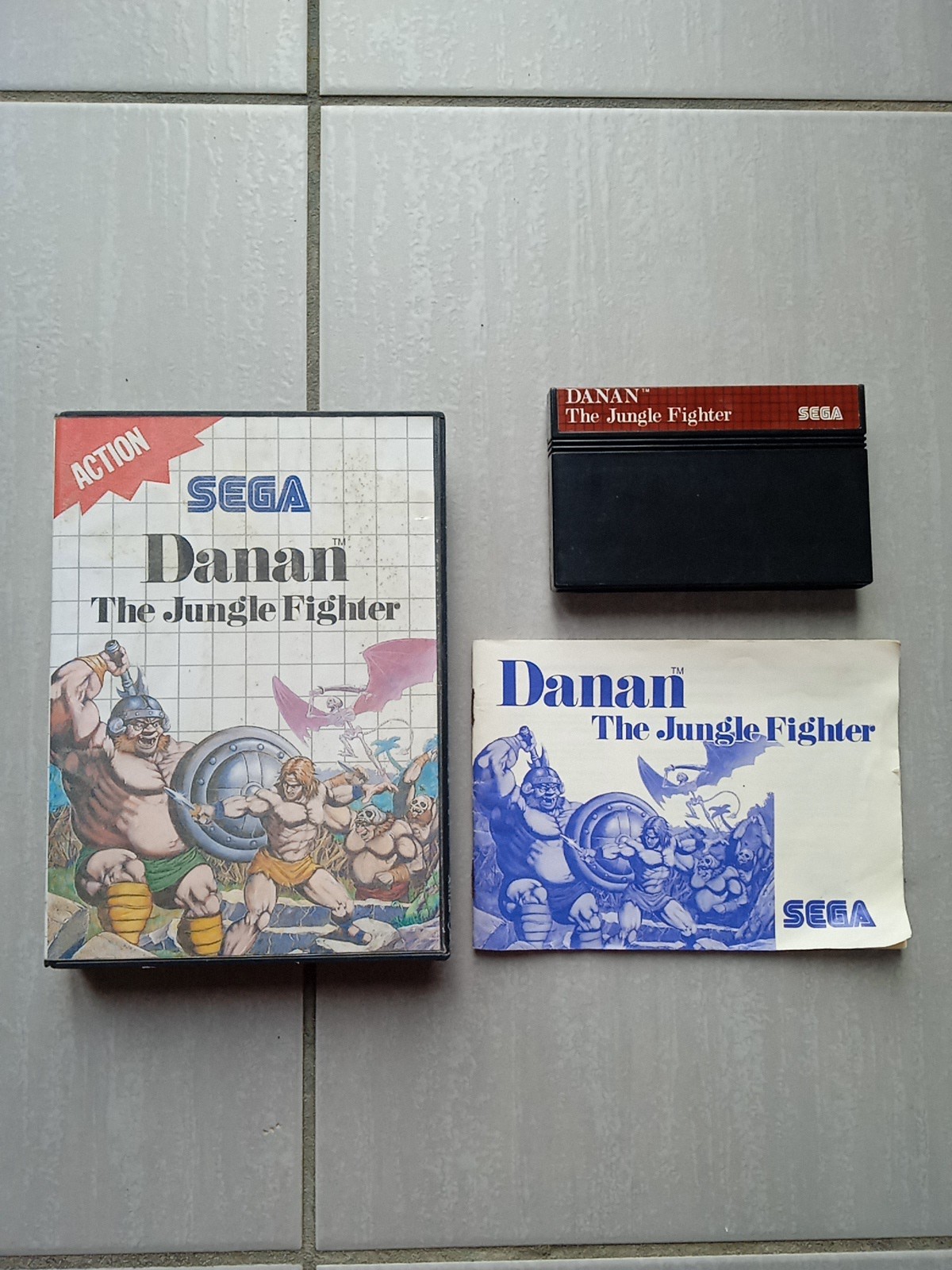 SEGA Master System Danan - The Jungle Fighter Complet 