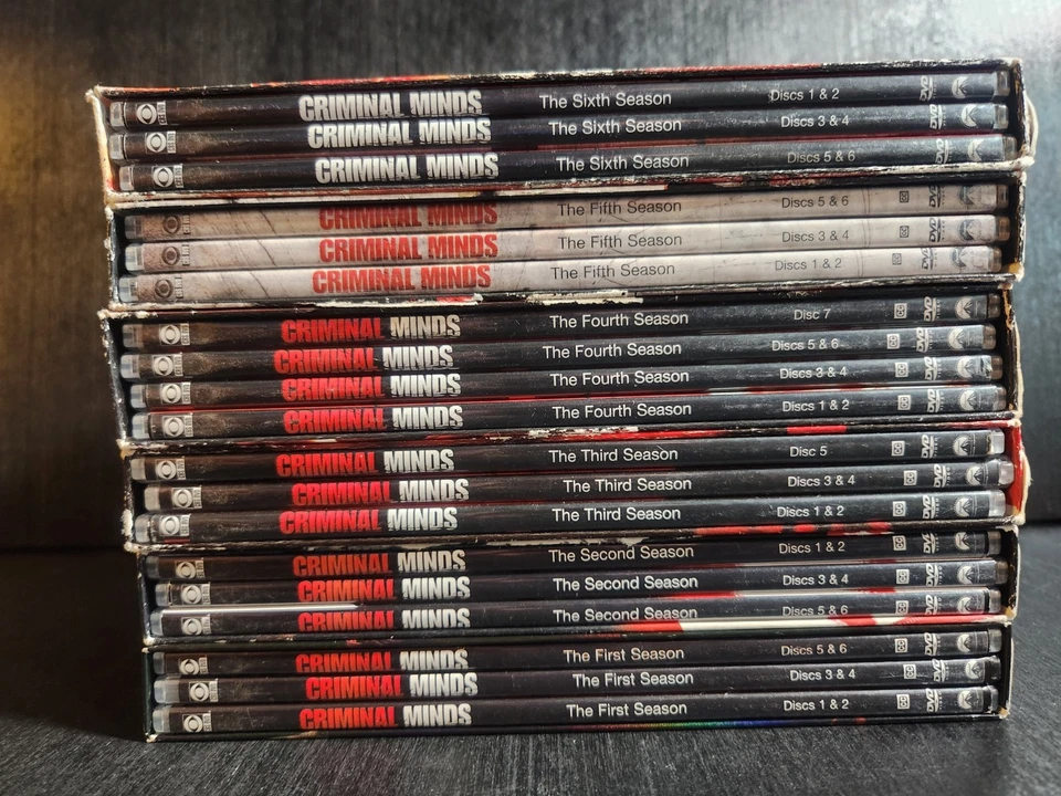 CRIMINAL MINDS DVD COLLECTION COMPLETE SEASONS 1 2 3 4 5 6  BOX SETS GD Foto 3 de 4