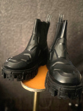 VERSACE Men's boots  VITELLO+LAVORAZIONE Size 9 us 42 eu.