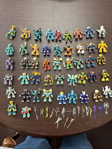Vintage Hasbro Takara Battle Beasts - Lot Of 47 Action Figures with Weapons