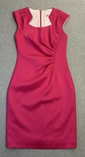 Calvin Klein Women’s Size 2 Pink Sheath Dress Cap Sleeveless Career Cocktail