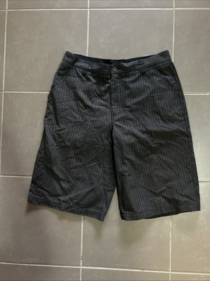Roar International Shorts Mens Sz 34 Dress Shorts Pockets Pinstripe Walk EUC