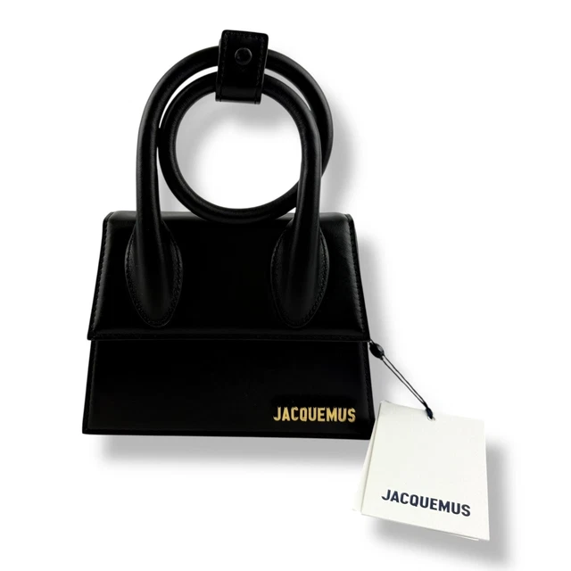Jacquemus Le Chiquito Noeud Black Crossbody Handbag
