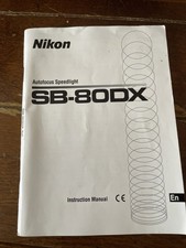 Nikon Sb-800dx Manual