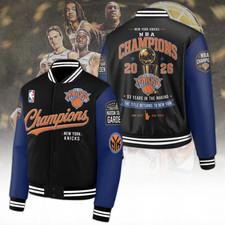 Knicks NBA Finals Champions 2026 Varsity Jack...