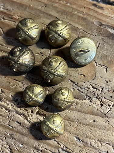 2 BOUTONS PLAT UNIFORME ANCIEN - MILITAIRE MARINE ARMEE NAVALE - ANCRE 2 BOUTONS PLAT UNIFORME ANCIEN - MILITAIRE MARINE ARMEE NAVALE - ANCRE