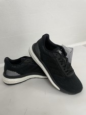 adidas Response Trainers - Black White Running Gym Boost Size Uk 4.5 EU 37.5