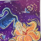 ACEO Original Painting Lilies Floral Nature Magical Mini Art By Janay Charles — photo 5