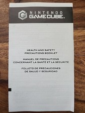 Nintendo Gamecube Health And Safety Precautions Booklet