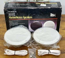 Standard Horizon Marine Speakers AS101 White NOS NIB Unused Marinespeaker