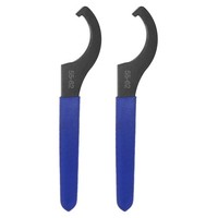 2 Stk C-Haken-SchraubenschlüSsel FüR 55-62 Spannmutter Blauem Rutschfestem Griff