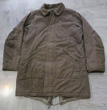 Quiksilver Parka Fishtail Heavy Weight Brown Coat detachable hood (No Hood) L