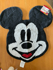 Rug Micky Mouse Face Carpet Bathroom Room Decor New w/tags