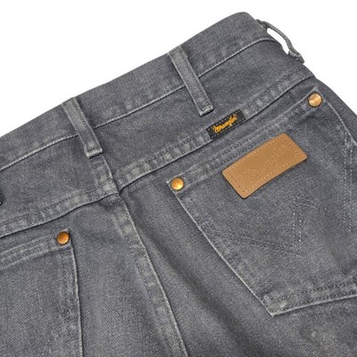 Wrangler Jeans Mens 31x32 Charcoal Gray Cowboy Cut Slim Fit 936CHG Denim